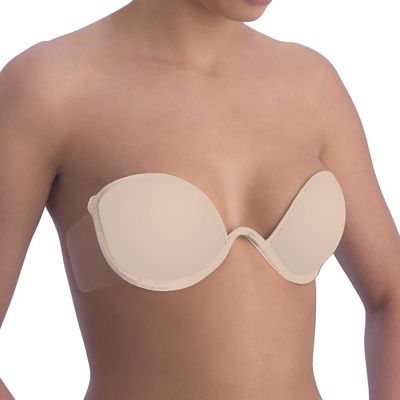 Natural stick on bra